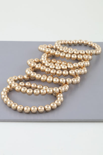 Multi Beaded Cuff Bracelet - Tigbul's Variety Fashion Shop