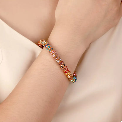 Multi-Colored Crystal Bracelet - Tigbul's Variety Fashion Shop