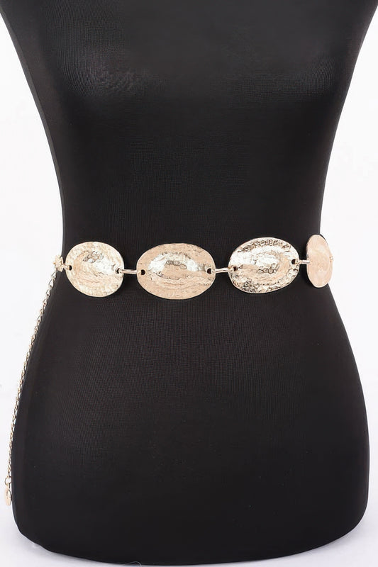 Multi Metal Chain Belt - Tigbul's Variety Fashion Shop