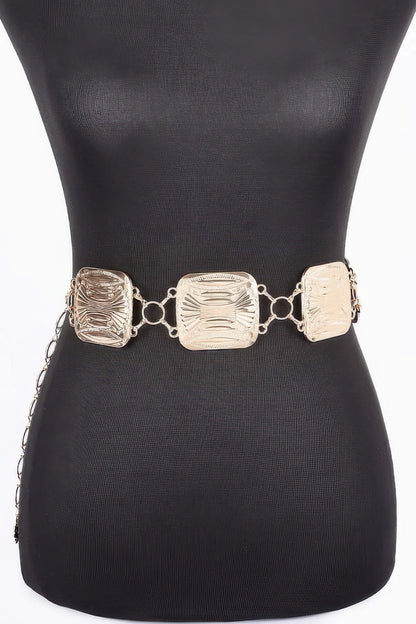 Multi Metal Chain Belt - Tigbul's Variety Fashion Shop