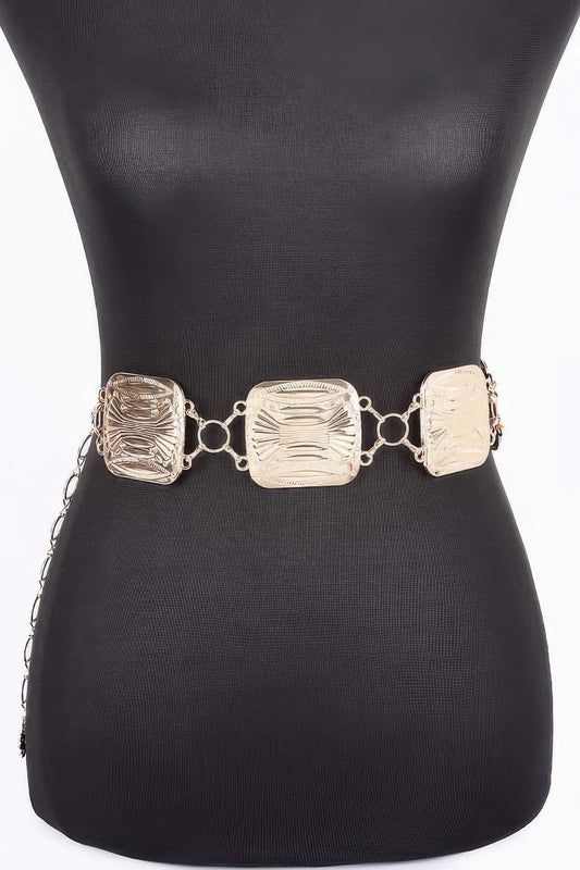 Multi Metal Chain Belt - Tigbul's Variety Fashion Shop