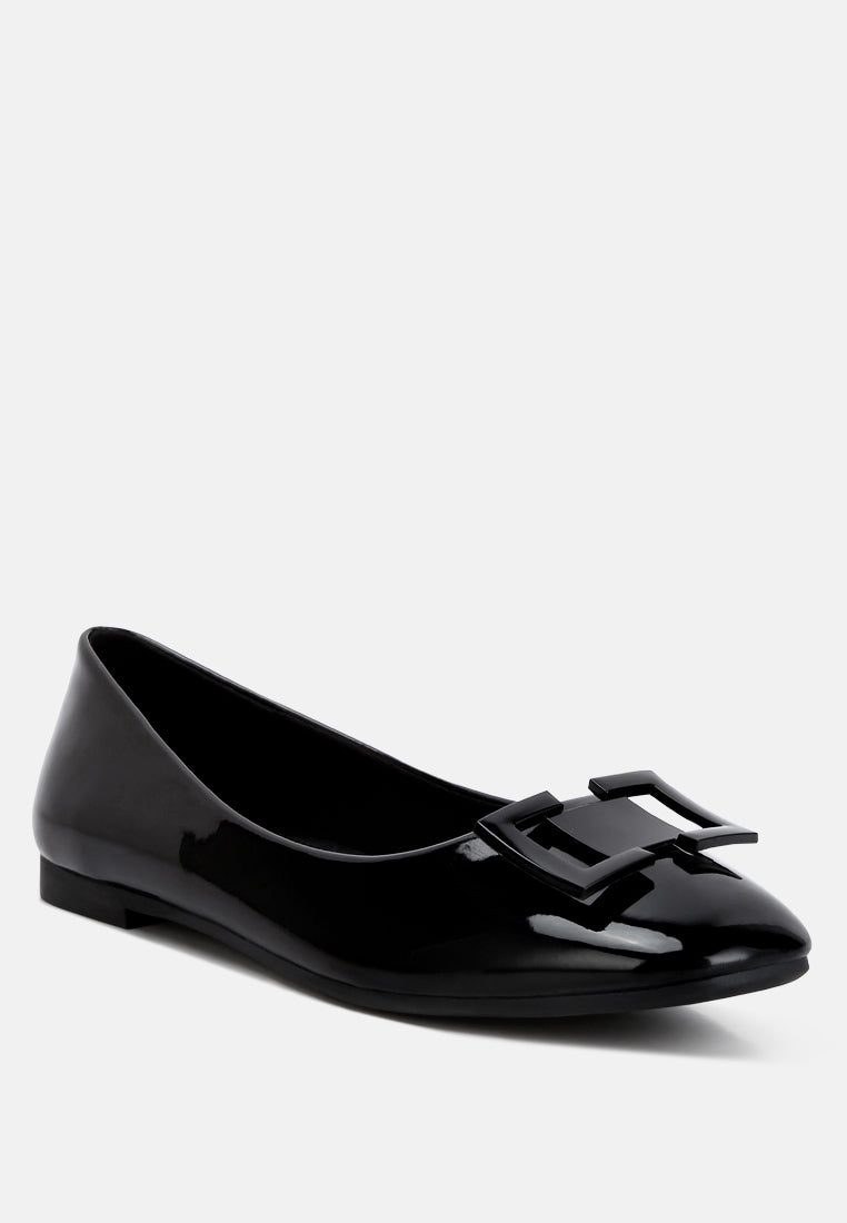 Nek Embellished Flat Ballerinas - Tigbul's Variety Fashion Shop