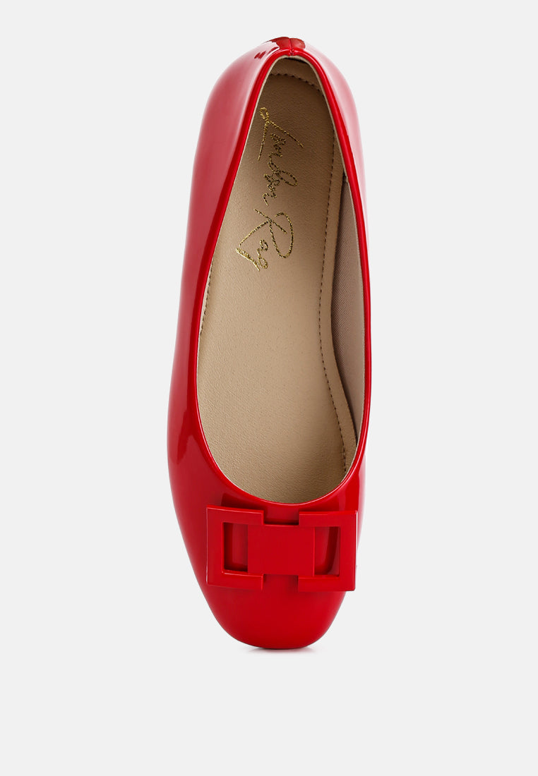 Nek Embellished Flat Ballerinas - Tigbul's Variety Fashion Shop