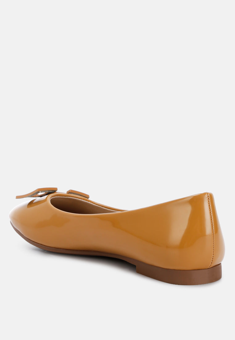 Nek Embellished Flat Ballerinas - Tigbul's Variety Fashion Shop
