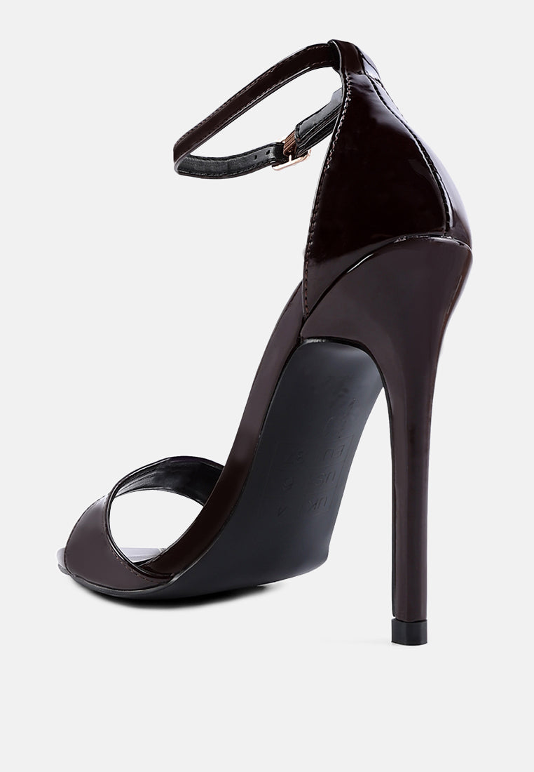 New Flame Ankle Strap Stiletto Heel Sandals - Tigbul's Variety Fashion Shop