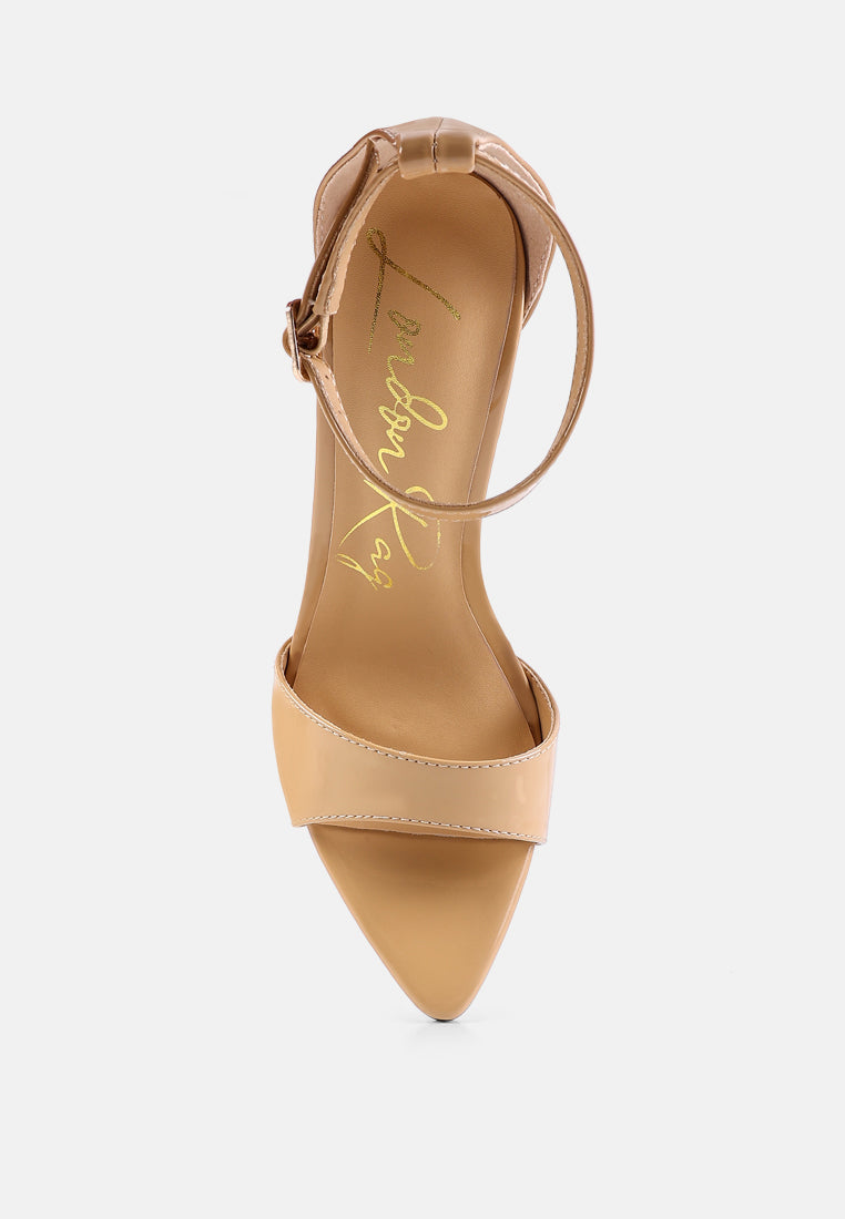 New Flame Ankle Strap Stiletto Heel Sandals - Tigbul's Variety Fashion Shop