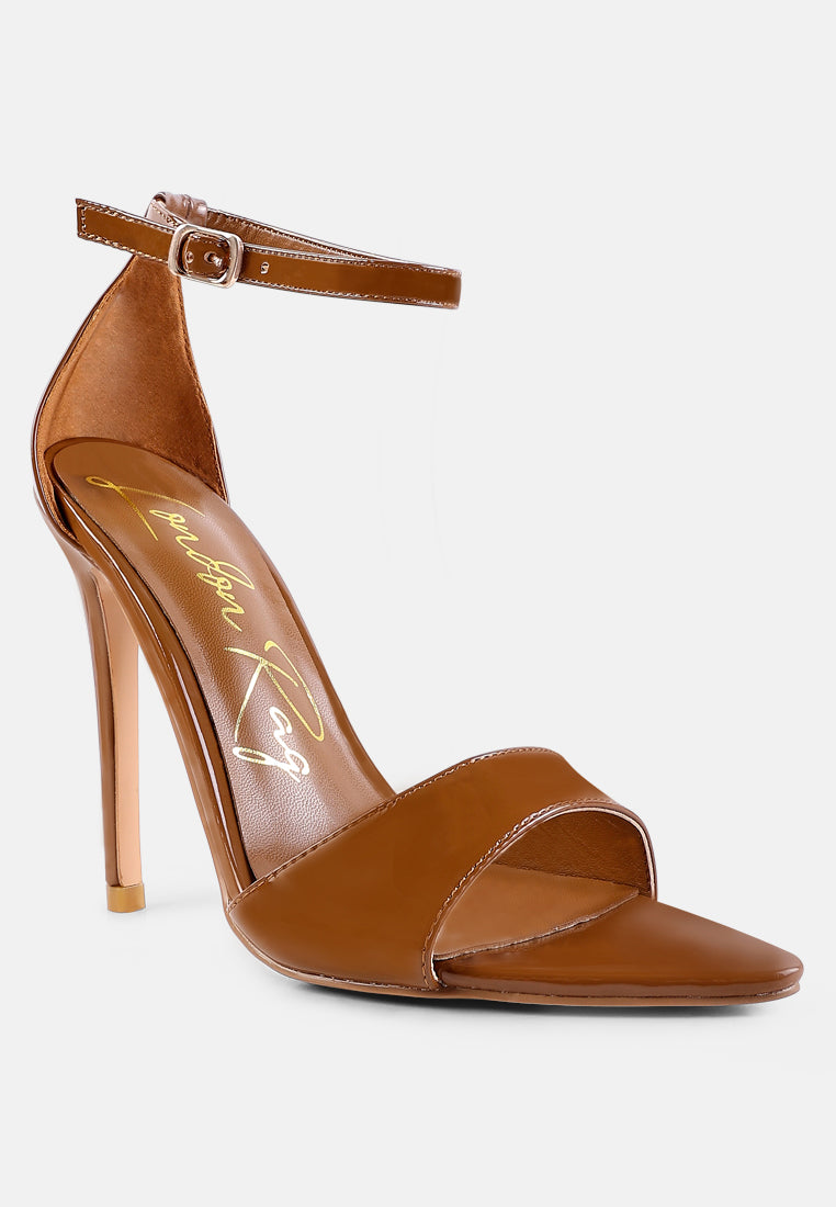 New Flame Ankle Strap Stiletto Heel Sandals - Tigbul's Variety Fashion Shop