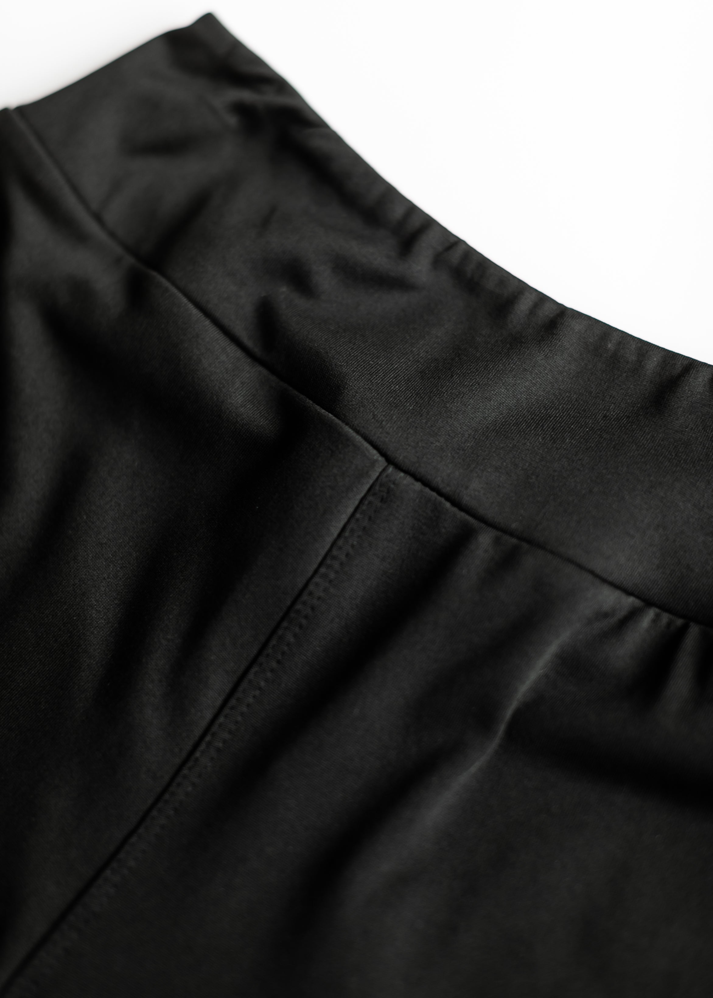 No Cling Premium Black Biker Shorts