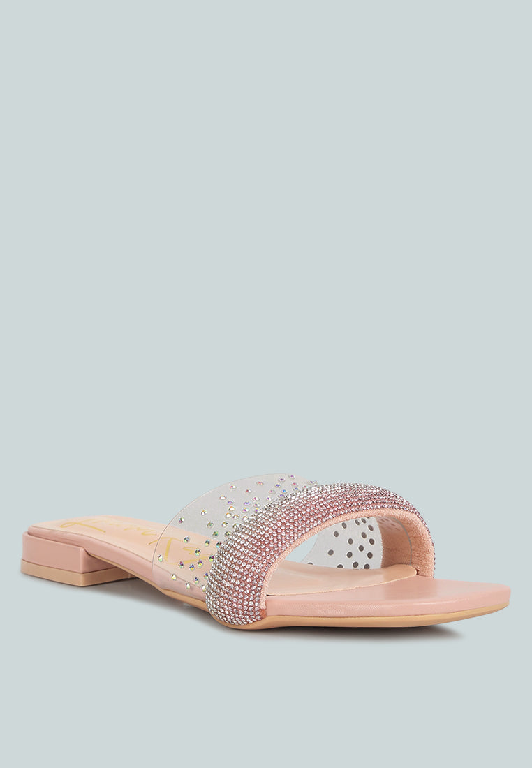 Old Flame Low Strack Heel Sandals - Tigbul's Variety Fashion Shop
