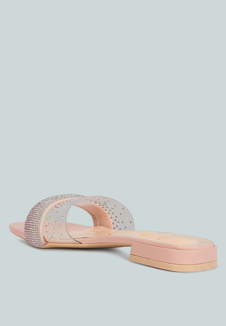 Old Flame Low Strack Heel Sandals - Tigbul's Variety Fashion Shop