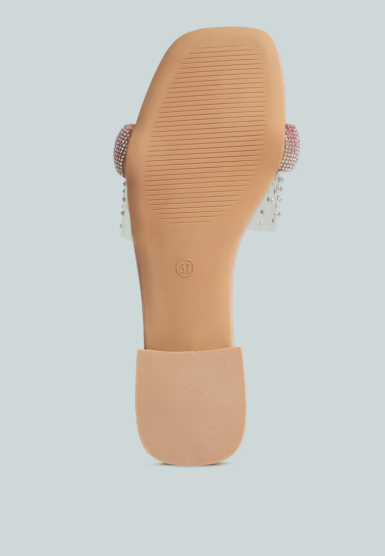 Old Flame Low Strack Heel Sandals - Tigbul's Variety Fashion Shop