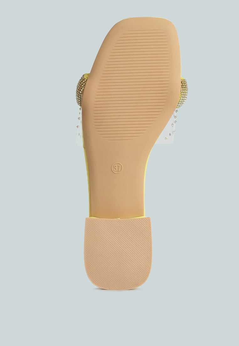 Old Flame Low Strack Heel Sandals - Tigbul's Variety Fashion Shop