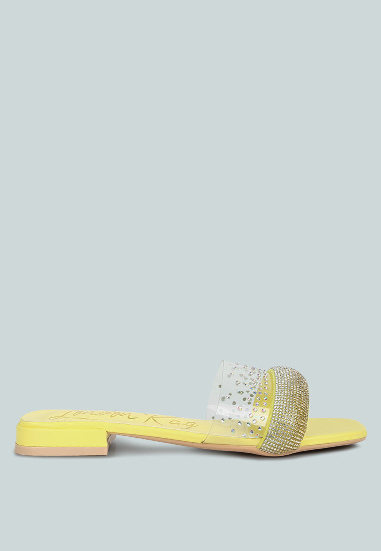 Old Flame Low Strack Heel Sandals - Tigbul's Variety Fashion Shop