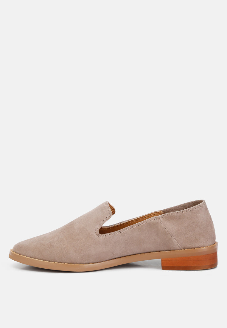 Oliwia Classic Suede Loafers - Tigbul's Variety Fashion Shop