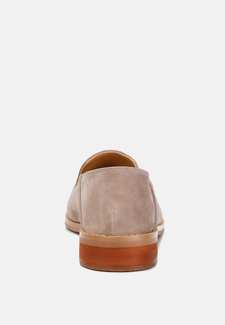 Oliwia Classic Suede Loafers - Tigbul's Variety Fashion Shop