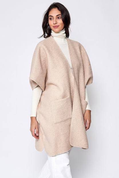 Open Front Pocket Kimono - Tigbul's Variety Fashion Shop