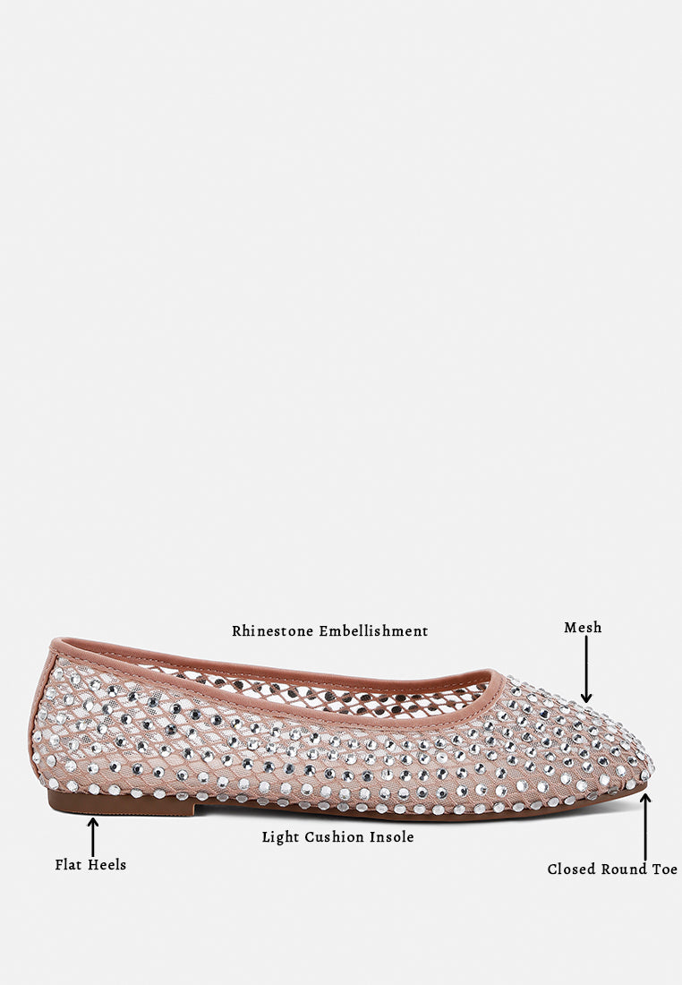 Orson Naked Rhinestone Ballerinas - Tigbul's Variety Fashion Shop