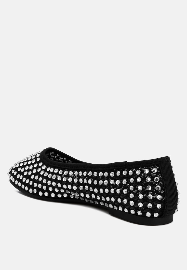 Orson Naked Rhinestone Ballerinas - Tigbul's Variety Fashion Shop