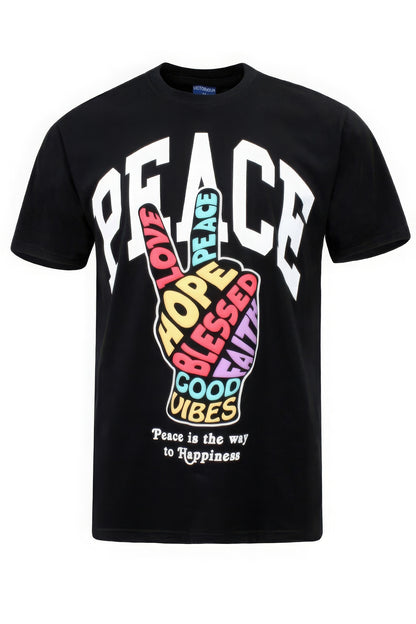 Peace Hand Sign T-shirts - Tigbul's Variety Fashion Shop