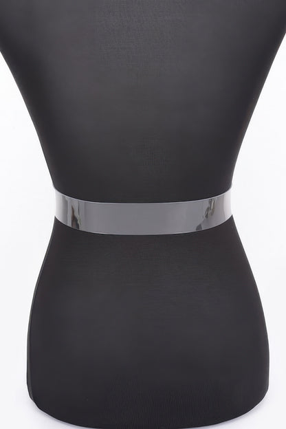 Pearl Metal Buckle Clear Belt - Tigbul's Variety Fashion Shop