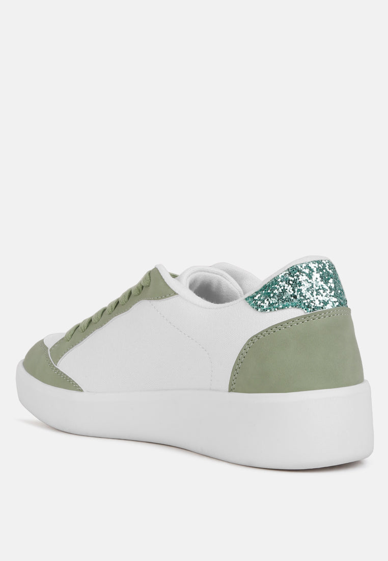 Perry Glitter Detail Star Sneakers - Tigbul's Variety Fashion Shop