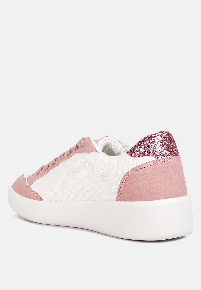 Perry Glitter Detail Star Sneakers - Tigbul's Variety Fashion Shop