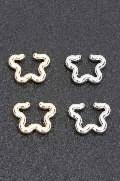 Plastic Cuff Earring - Tigbul's Variety Fashion Shop