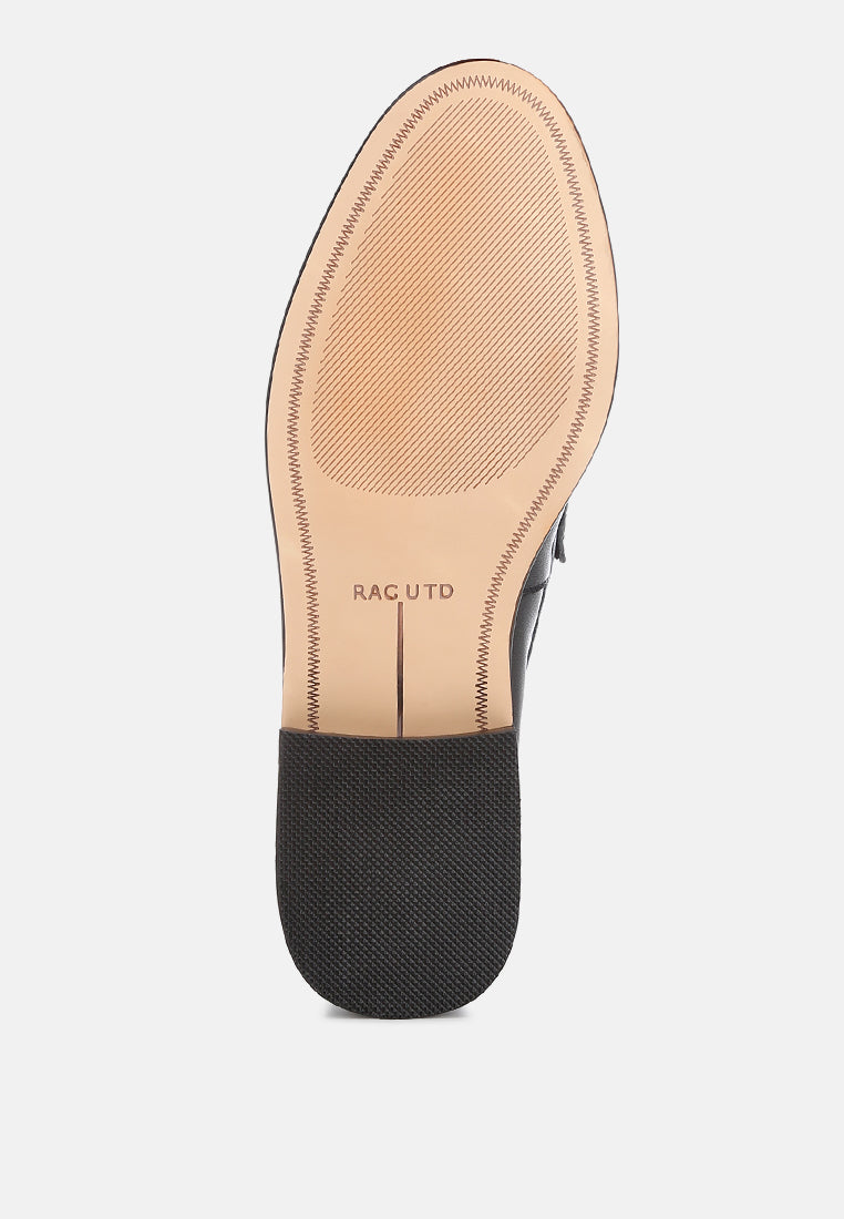 Plavia Genuine Leather Loafers - Tigbul's Variety Fashion Shop