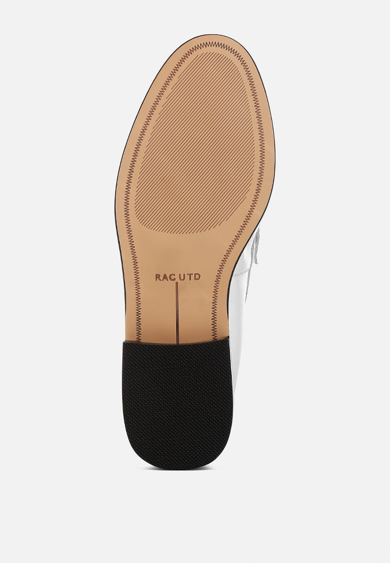 Plavia Genuine Leather Loafers - Tigbul's Variety Fashion Shop
