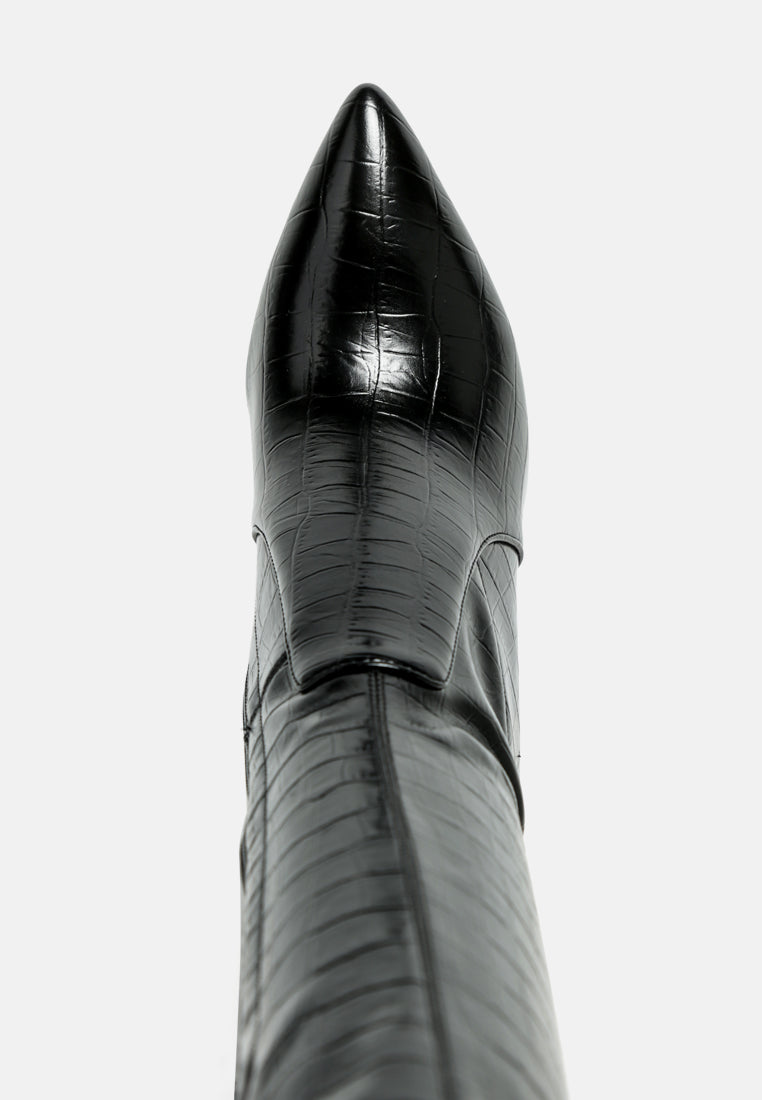 Pokey Long Stiletto Heel Boots - Tigbul's Variety Fashion Shop