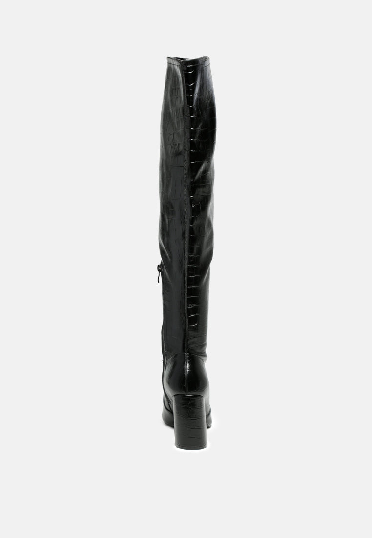 Pokey Long Stiletto Heel Boots - Tigbul's Variety Fashion Shop