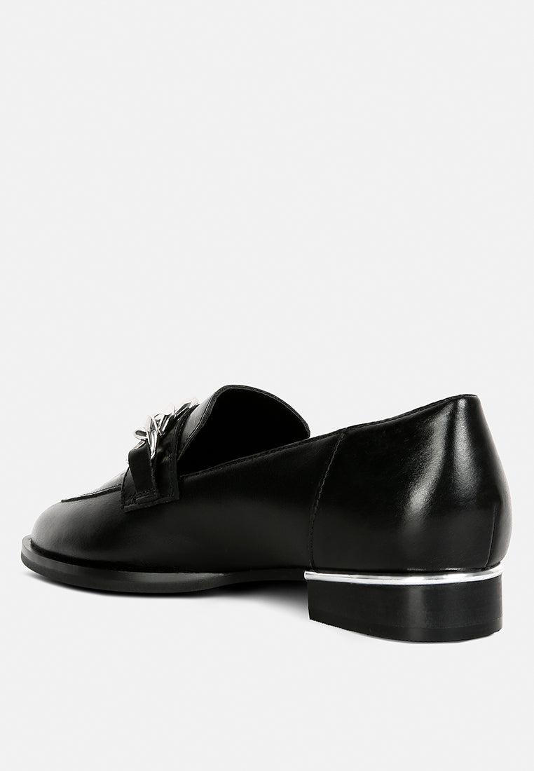 Pola Leather Horsebit Loafers - Tigbul's Variety Fashion Shop
