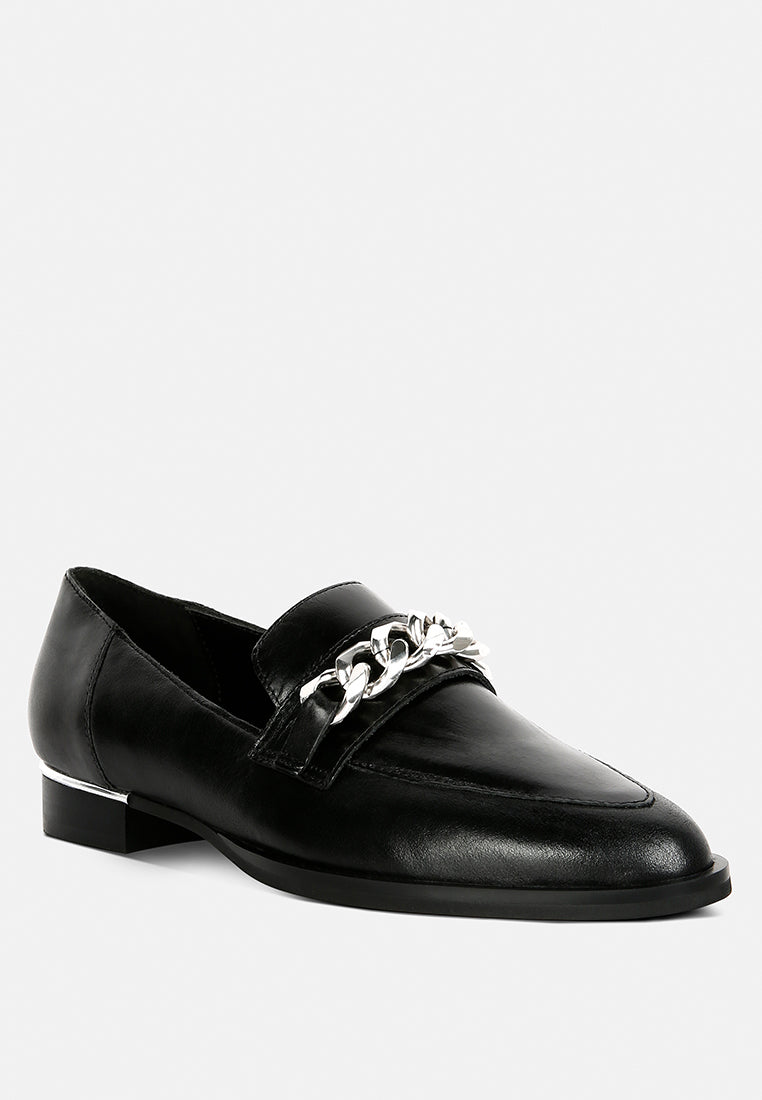 Pola Leather Horsebit Loafers - Tigbul's Variety Fashion Shop