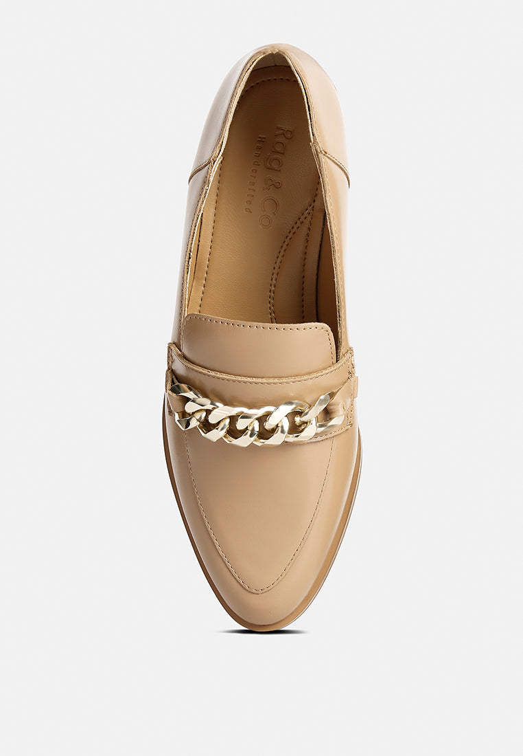 Pola Leather Horsebit Loafers - Tigbul's Variety Fashion Shop