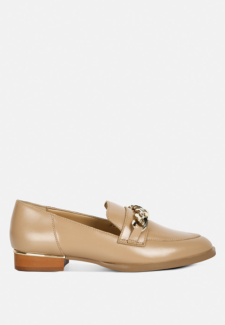 Pola Leather Horsebit Loafers - Tigbul's Variety Fashion Shop