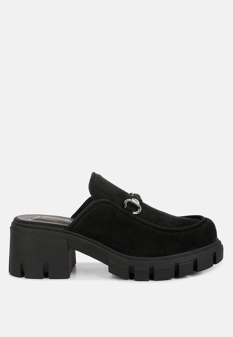 Prosper Platform Mule Shoes - Tigbul's Variety Fashion Shop