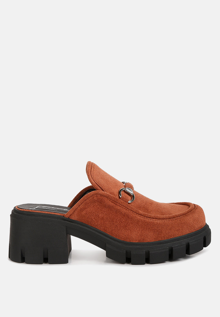 Prosper Platform Mule Shoes - Tigbul's Variety Fashion Shop