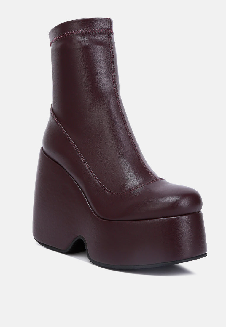 Purnell High Platform Ankle Boots