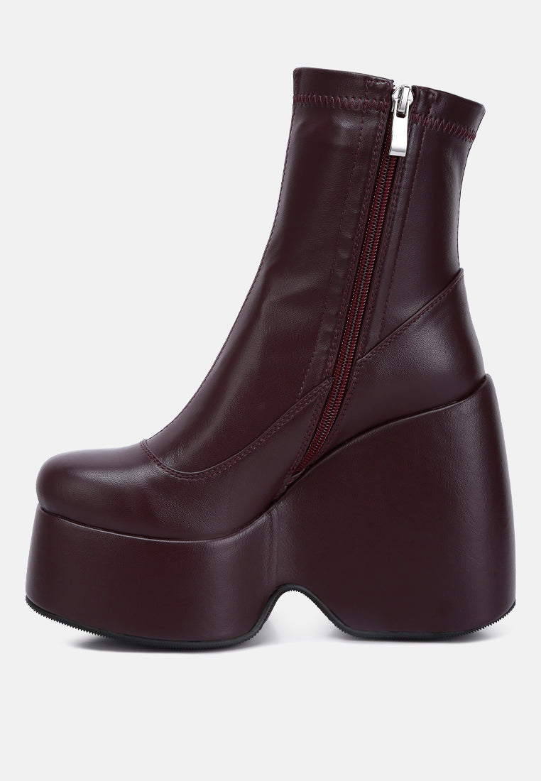 Purnell High Platform Ankle Boots