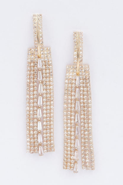 Rhinestone Earring - Tigbul's Variety Fashion Shop