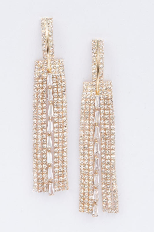 Rhinestone Earring - Tigbul's Variety Fashion Shop