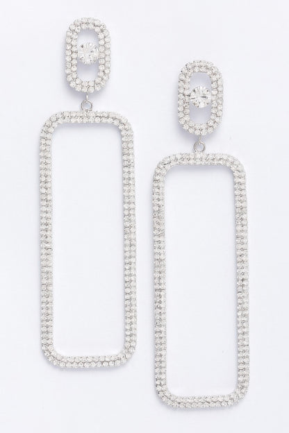 Rhinestone Earring - Tigbul's Variety Fashion Shop