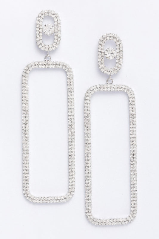 Rhinestone Earring - Tigbul's Variety Fashion Shop