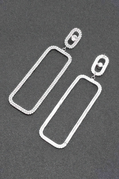 Rhinestone Earring - Tigbul's Variety Fashion Shop