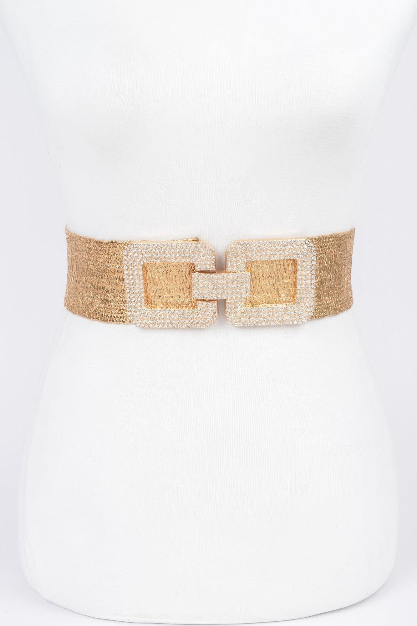 Rhinestone Elastic Belt - Tigbul's Variety Fashion Shop