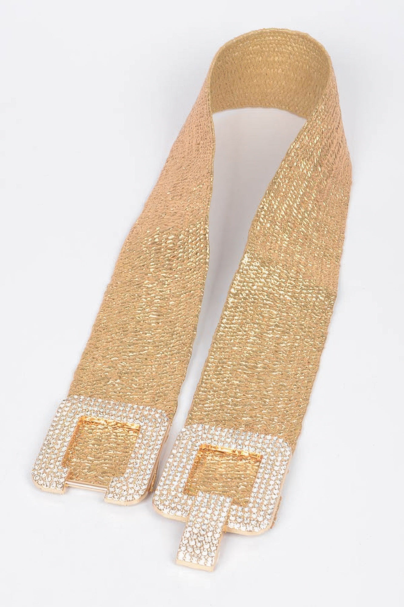 Rhinestone Elastic Belt - Tigbul's Variety Fashion Shop