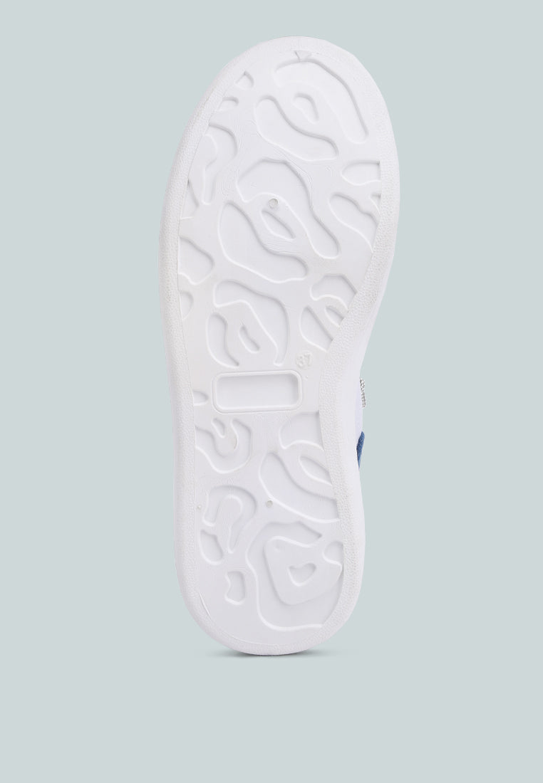 Jaxen Rhinestones Lace Up Sneakers - Tigbul's Variety Fashion Shop
