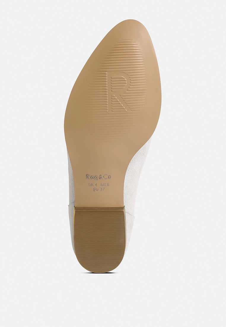 Ricka Chain Embellished Loafers - Tigbul's Variety Fashion Shop