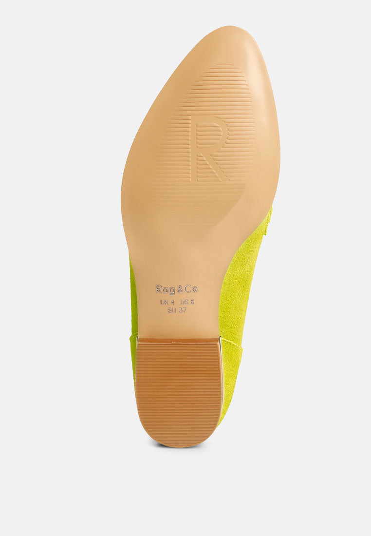 Ricka Chain Embellished Loafers - Tigbul's Variety Fashion Shop