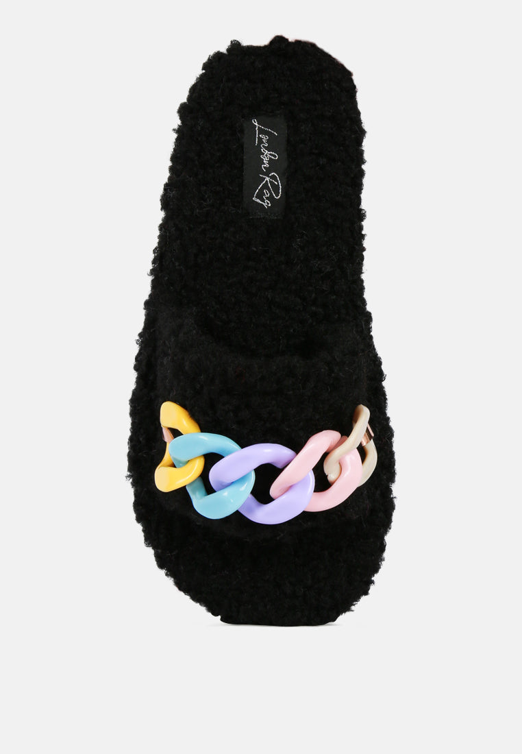 Rola  Acrylic Chain Slides - Tigbul's Variety Fashion Shop